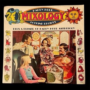 Vintage 1972 Mixology 44 Drink Recipes 12 pgs + a primer of Happy Hour A…